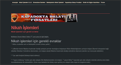 Desktop Screenshot of nikahislemleri.net